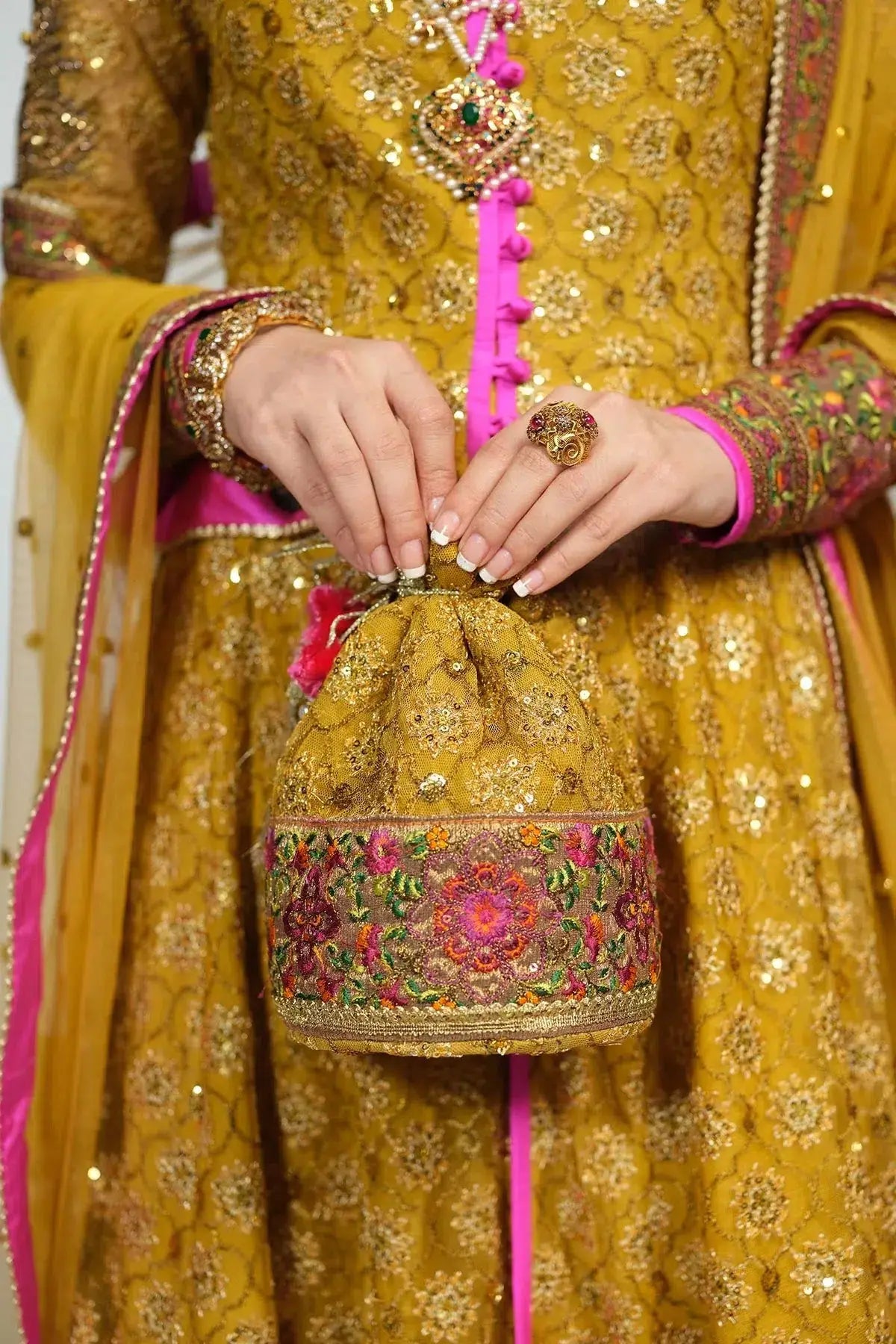 Fahad Hussayn | National Sport Casbah | Haldi - Pakistani Designer Dress - by Fahad Hussayn | Type: Bridal - 100% Original at Saira Sultan