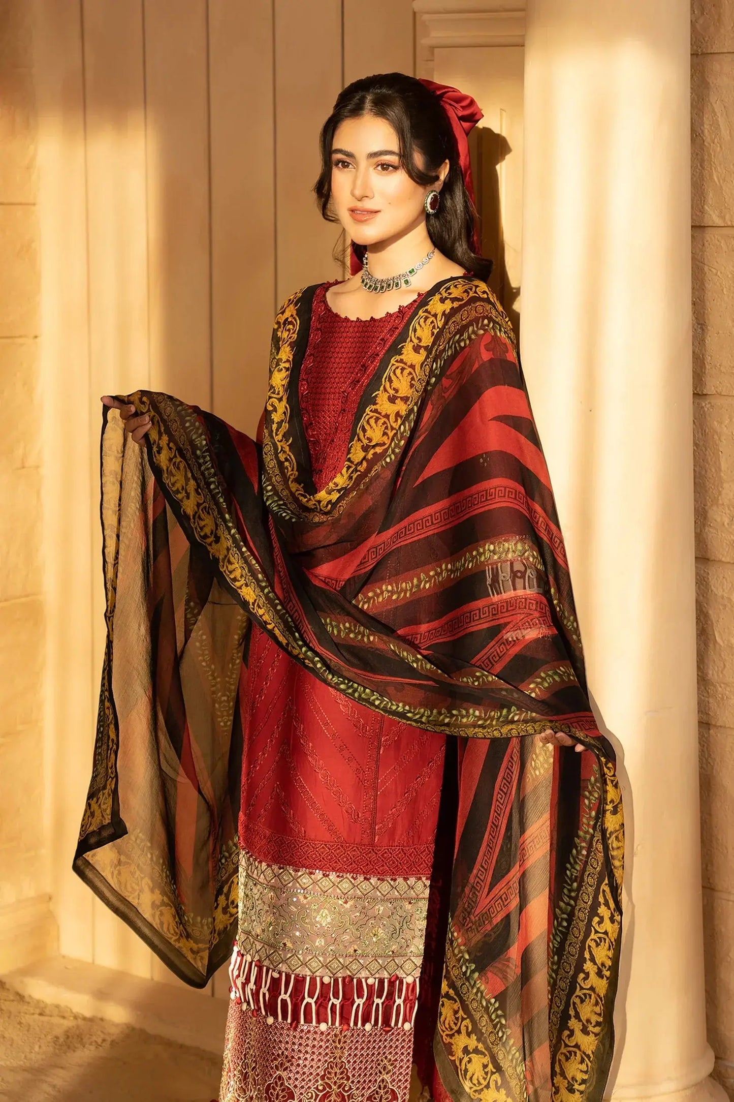 Hemstitch | Summer Luxury Lawn 24 | - Pakistani Designer Dress - by Hemstitch | Type: Luxury - 100% Original at Saira Sultan