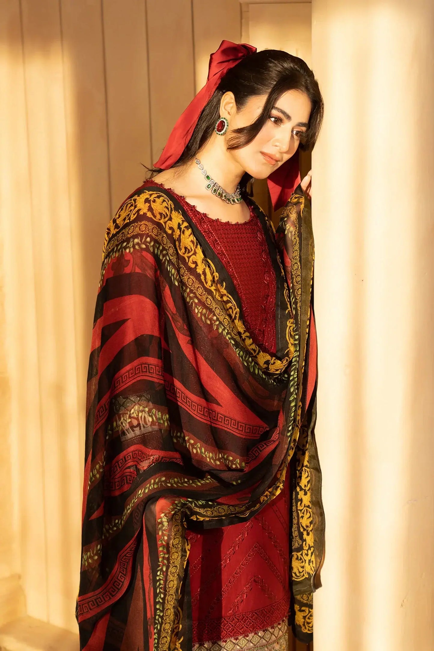 Hemstitch | Summer Luxury Lawn 24 | - Pakistani Designer Dress - by Hemstitch | Type: Luxury - 100% Original at Saira Sultan