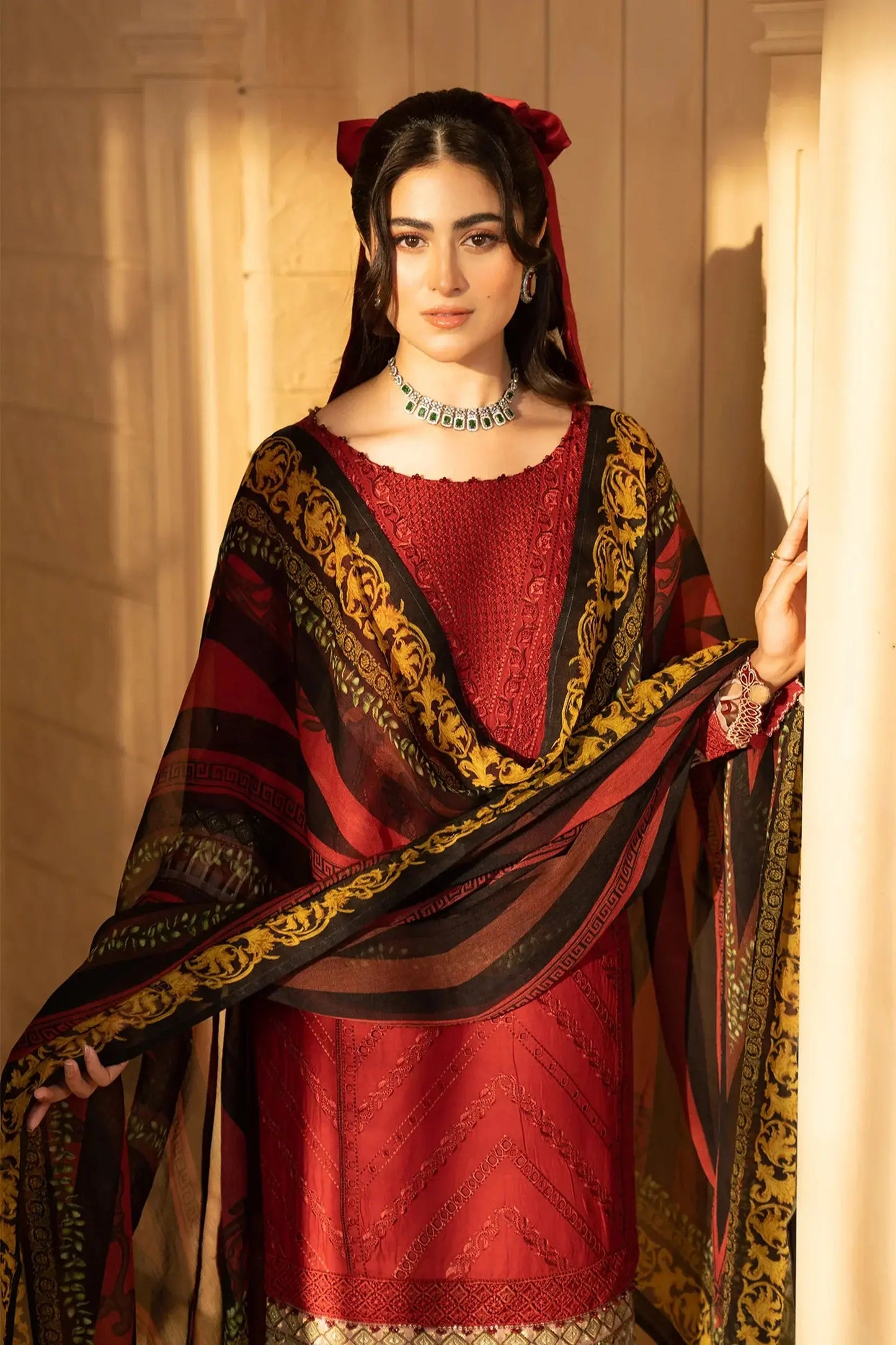 Hemstitch | Summer Luxury Lawn 24 | - Pakistani Designer Dress - by Hemstitch | Type: Luxury - 100% Original at Saira Sultan