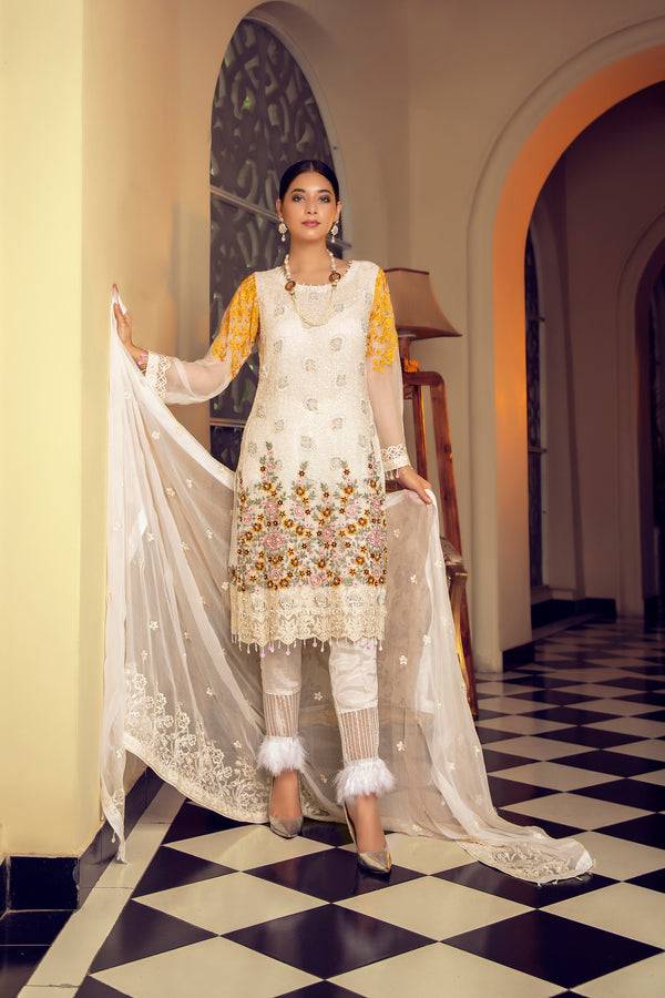 House of Nawab | Luxury Formals | HM-03 - Pakistani Designer Dress - by House of Nawab | Type: Formal - 100% Original at Saira Sultan