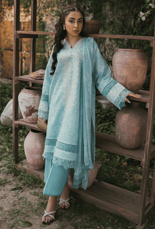 Humdum | Gardenia Lawn | D07 - Pakistani Designer Dress - by HumDum | Type: Luxury - 100% Original at Saira Sultan