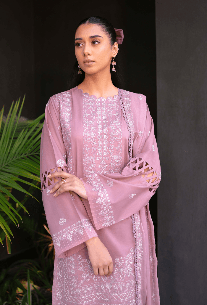 Humdum | Meraki Lawn 24 | d01 - Pakistani Designer Dress - by HumDum | Type: Luxury - 100% Original at Saira Sultan