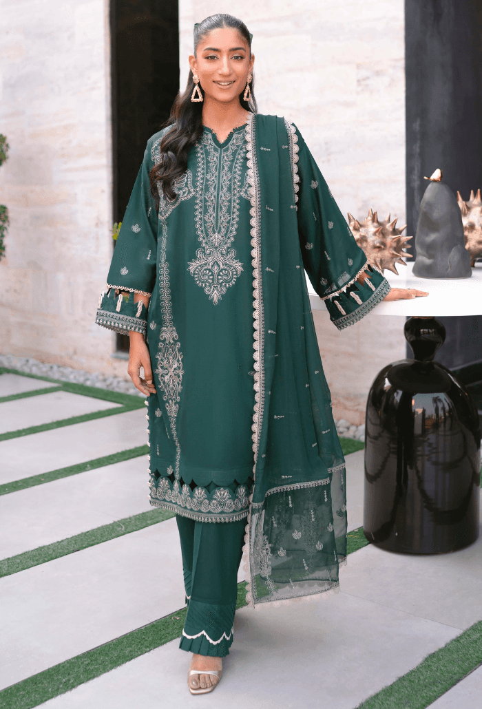 Humdum | Meraki Lawn 24 | d03 - Pakistani Designer Dress - by HumDum | Type: Luxury - 100% Original at Saira Sultan