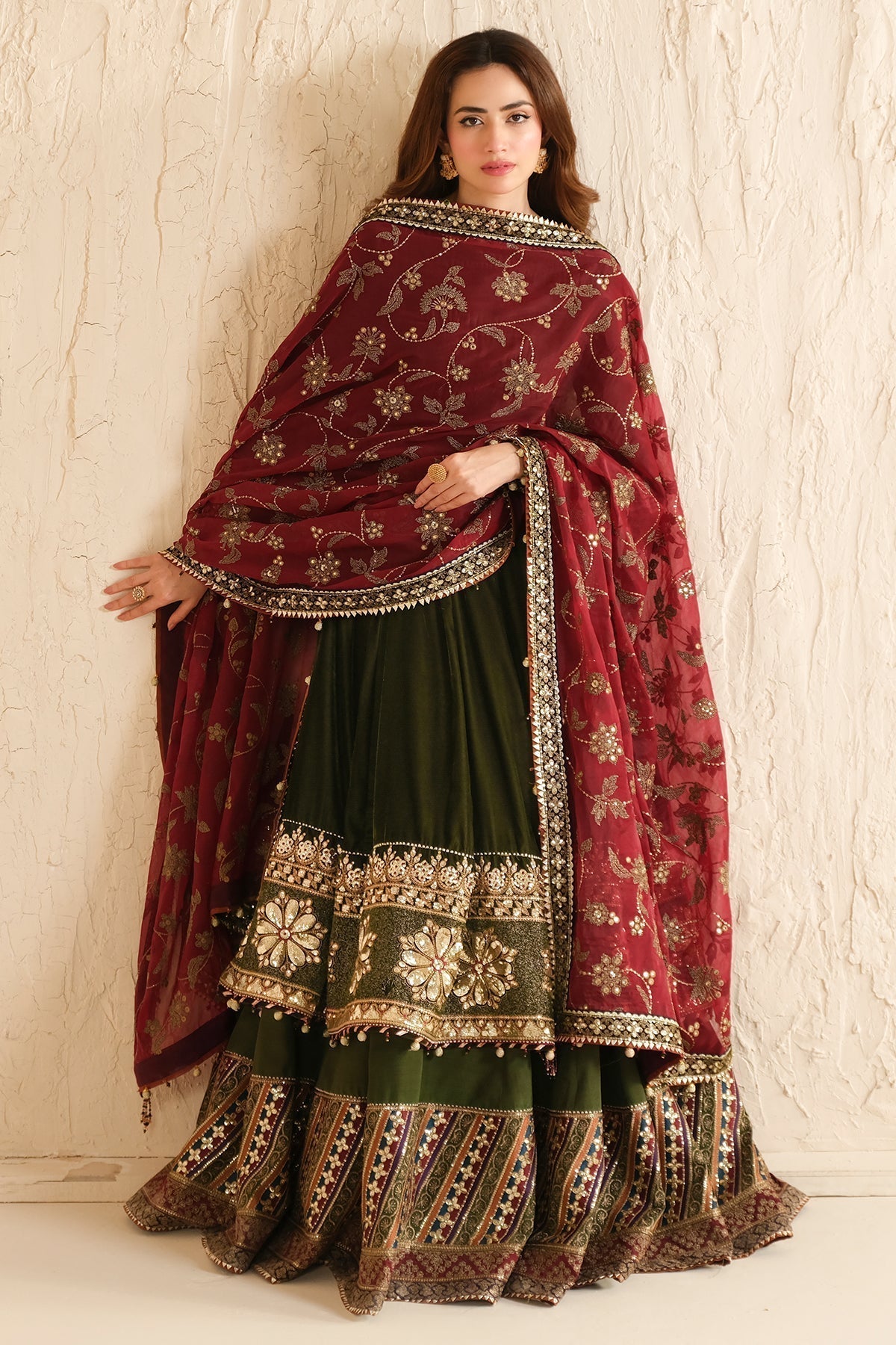 Jazmin | Velvet Edit 24 | Velvet Formal VF-2036 - Pakistani Designer Dress - by Jazmin | Type: Formal - 100% Original at Saira Sultan