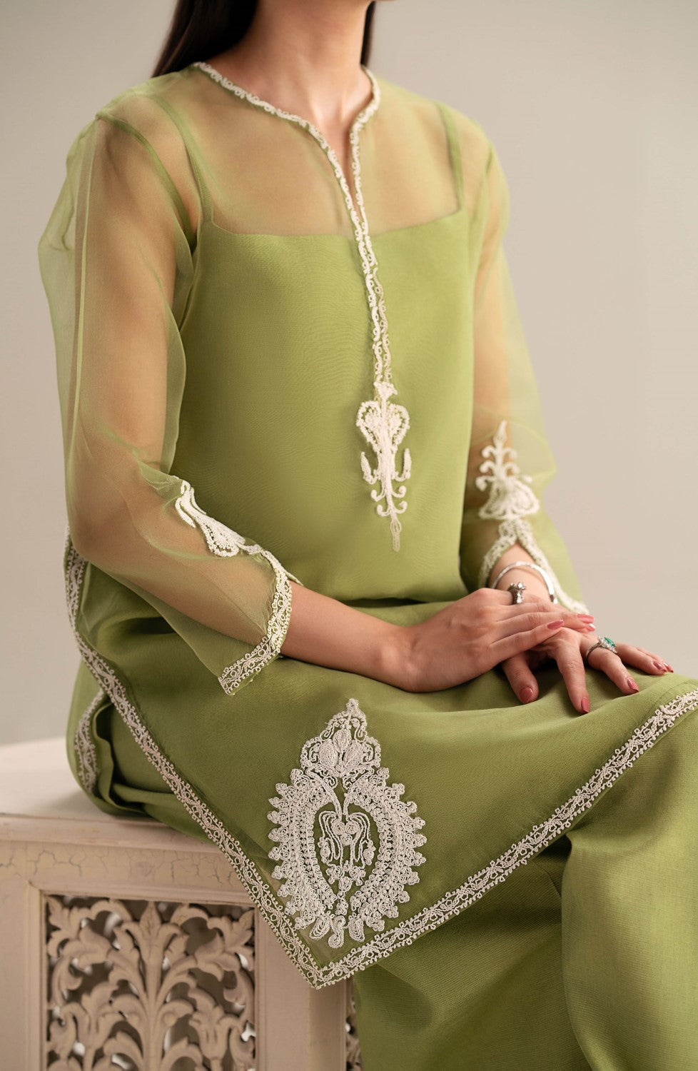Maryum N Maria | Lagom Ready to Wear | JASMINE - MS-24208 - Pakistani Designer Dress - by Maryum N Maria | Type: Ladies Clothes - 100% Original at Saira Sultan