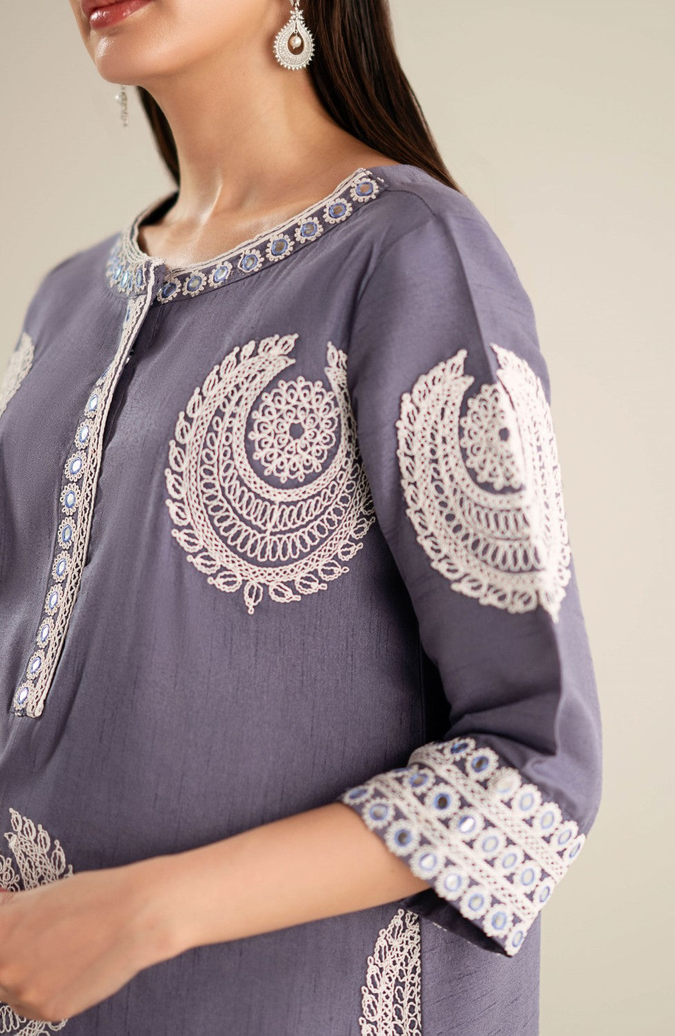 Maryum N Maria | Lagom Ready to Wear | ORCHID - MS-24218 - Pakistani Designer Dress - by Maryum N Maria | Type: Ladies Clothes - 100% Original at Saira Sultan