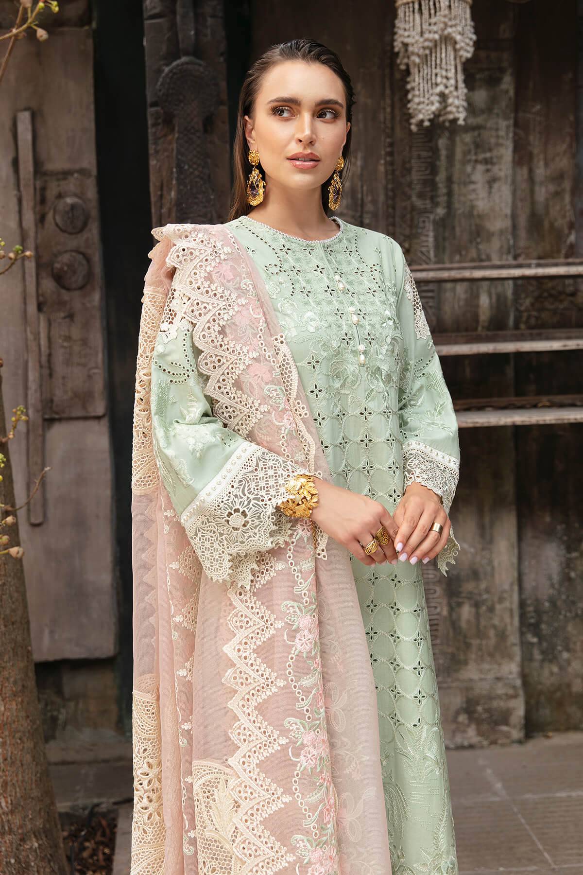 Imrozia Premium | Reve Luxury Lawn | S.L 57 Elisé - Pakistani Designer Dress - by Imrozia Premium | Type: Luxury - 100% Original at Saira Sultan
