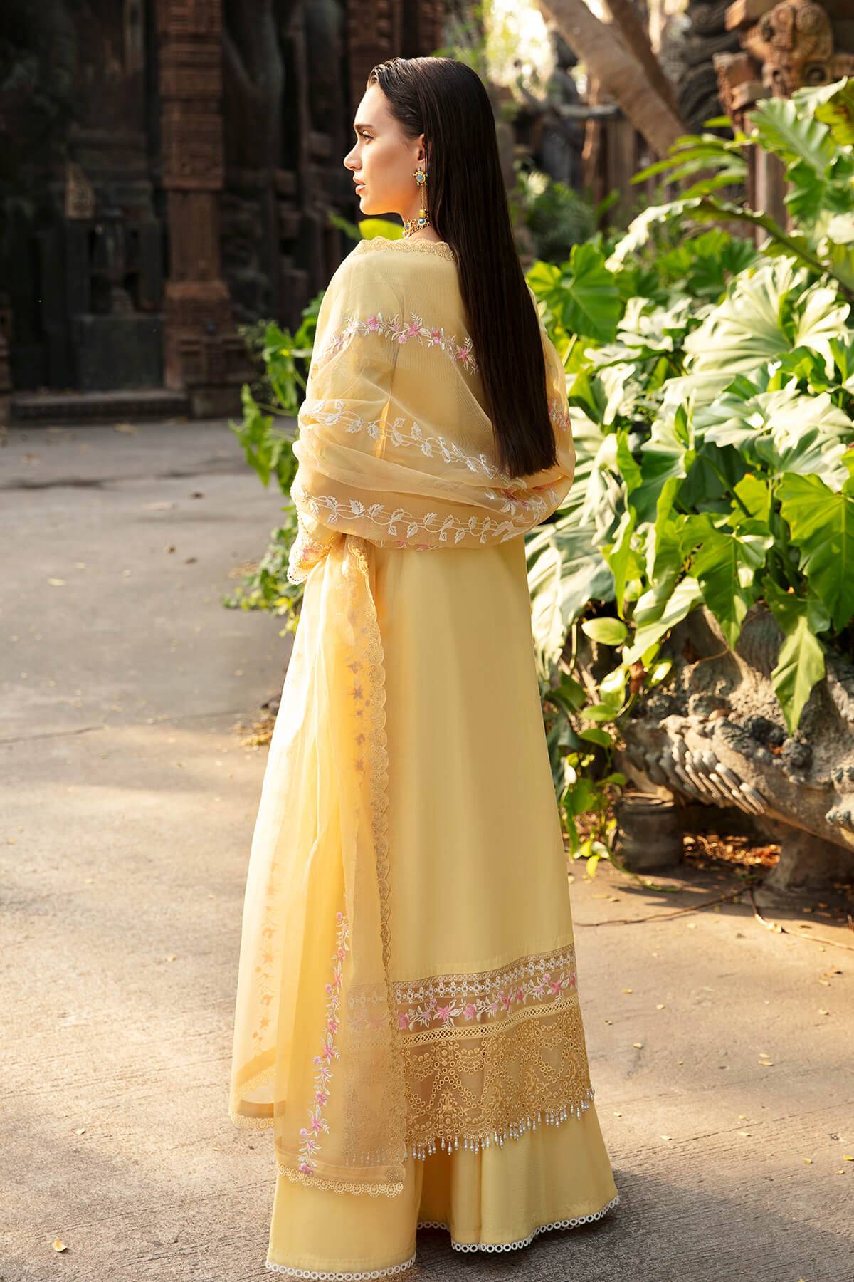 Imrozia Premium | Reve Luxury Lawn | S.L 59 Solene - Pakistani Designer Dress - by Imrozia Premium | Type: Luxury - 100% Original at Saira Sultan