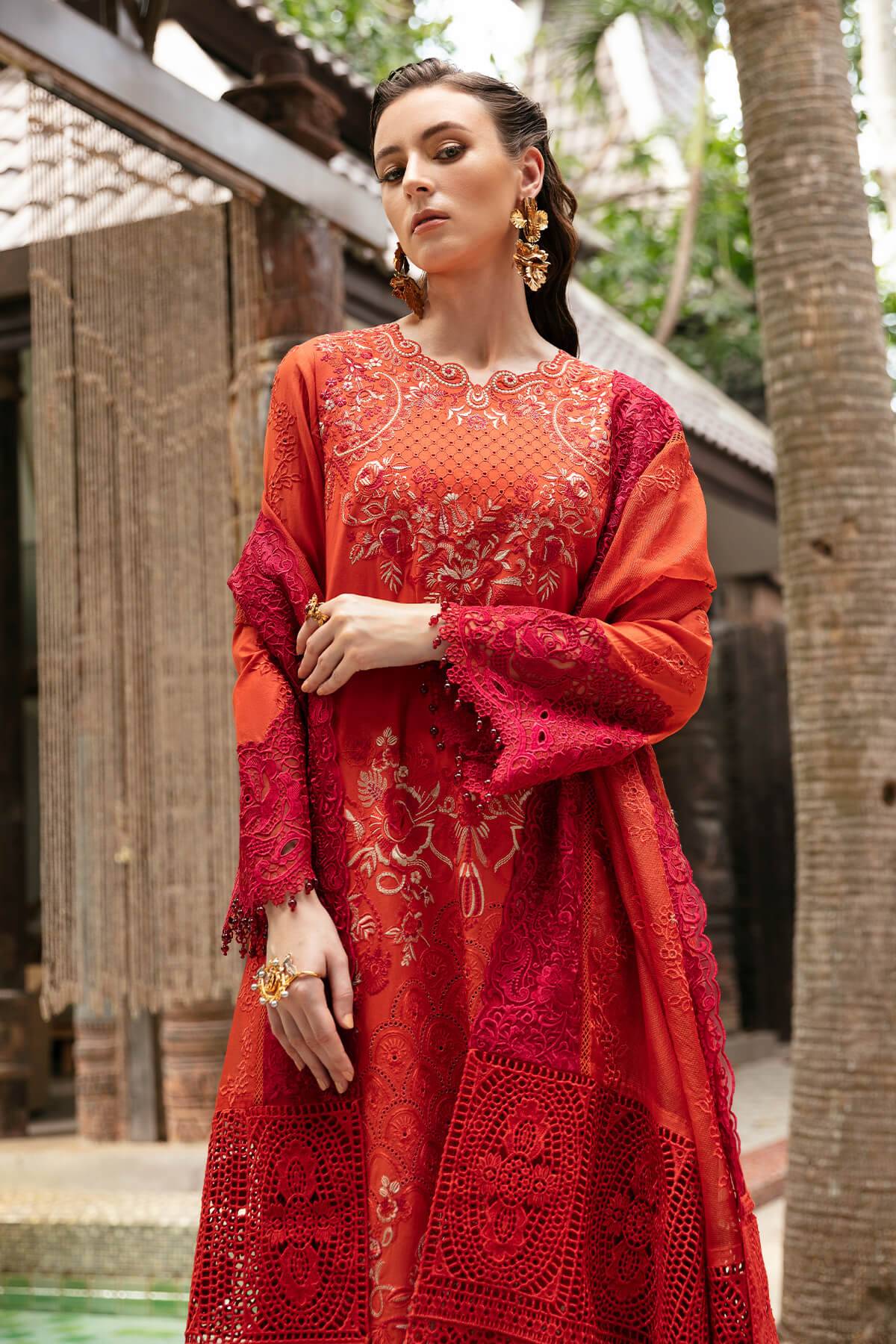 Imrozia Premium | Reve Luxury Lawn | S.L 61 Alizee - Pakistani Designer Dress - by Imrozia Premium | Type: Luxury - 100% Original at Saira Sultan