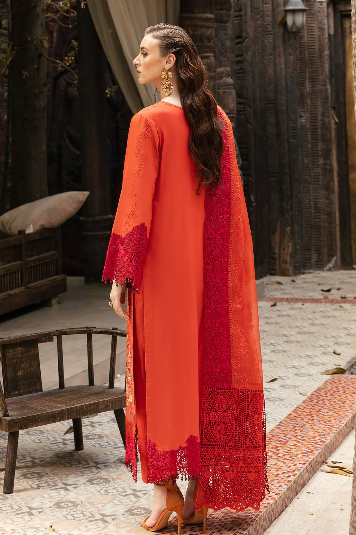 Imrozia Premium | Reve Luxury Lawn | S.L 61 Alizee - Pakistani Designer Dress - by Imrozia Premium | Type: Luxury - 100% Original at Saira Sultan