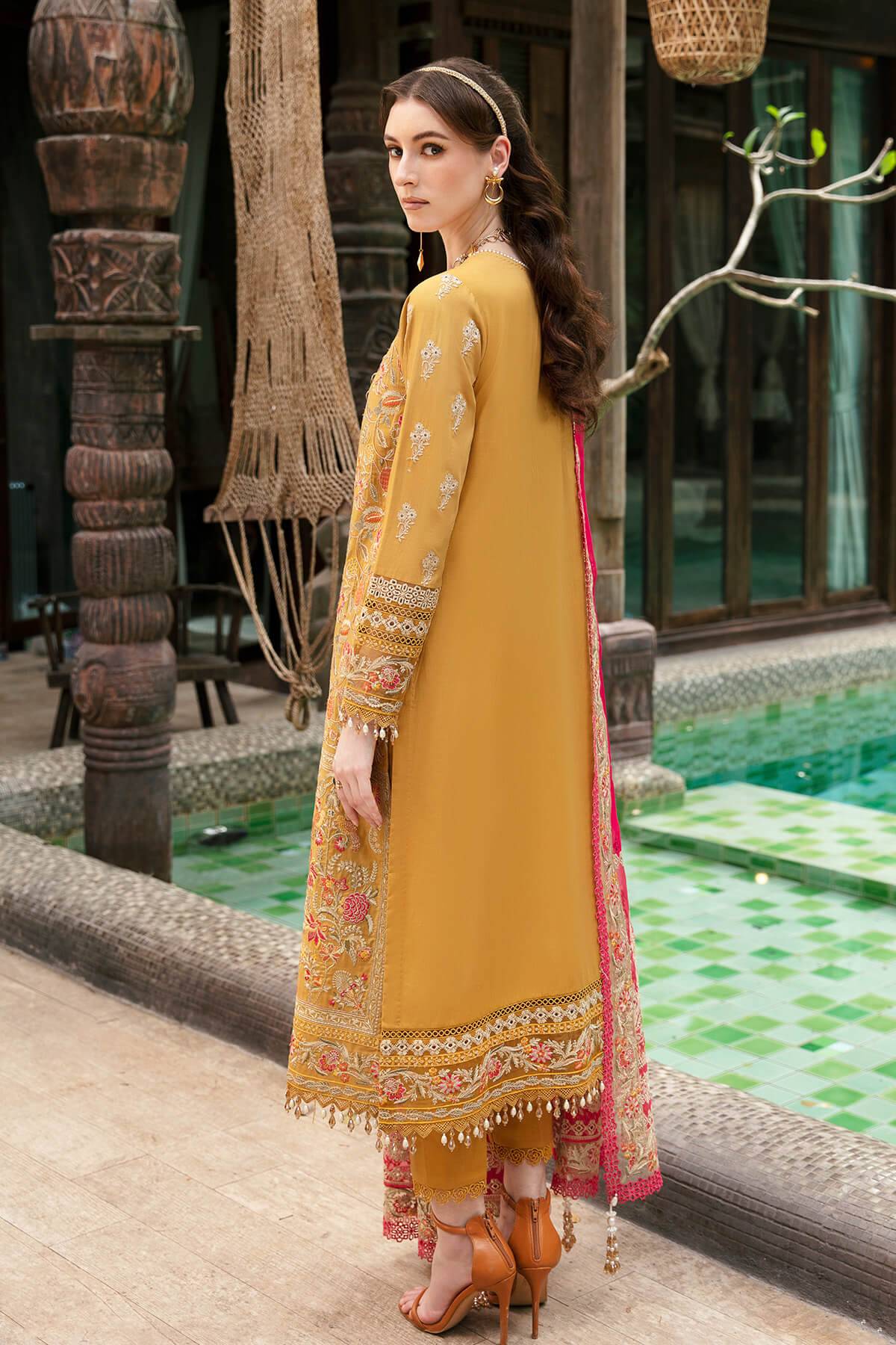 Imrozia Premium | Reve Luxury Lawn | S.L 53 Elea - Pakistani Designer Dress - by Imrozia Premium | Type: Luxury - 100% Original at Saira Sultan