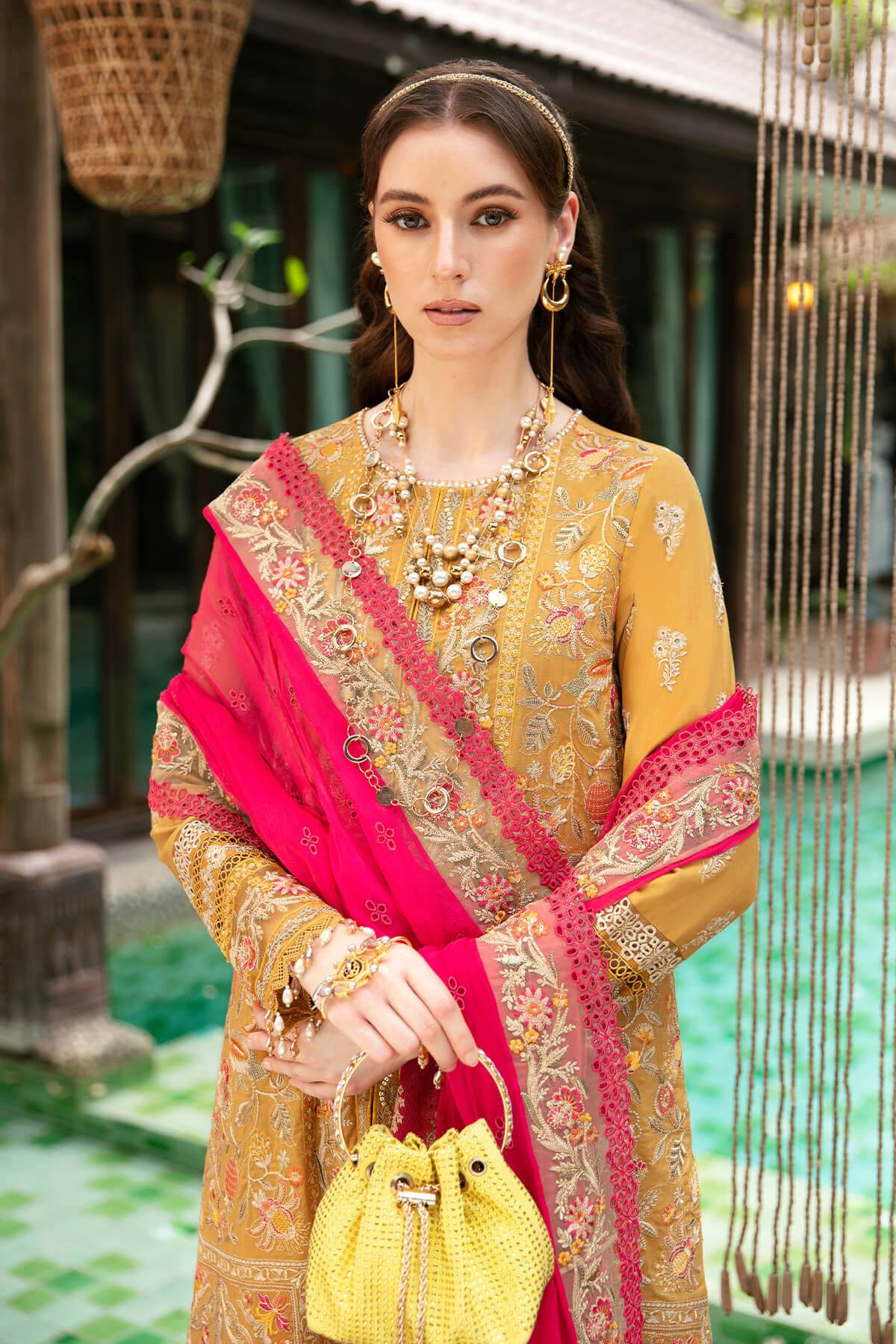 Imrozia Premium | Reve Luxury Lawn | S.L 53 Elea - Pakistani Designer Dress - by Imrozia Premium | Type: Luxury - 100% Original at Saira Sultan