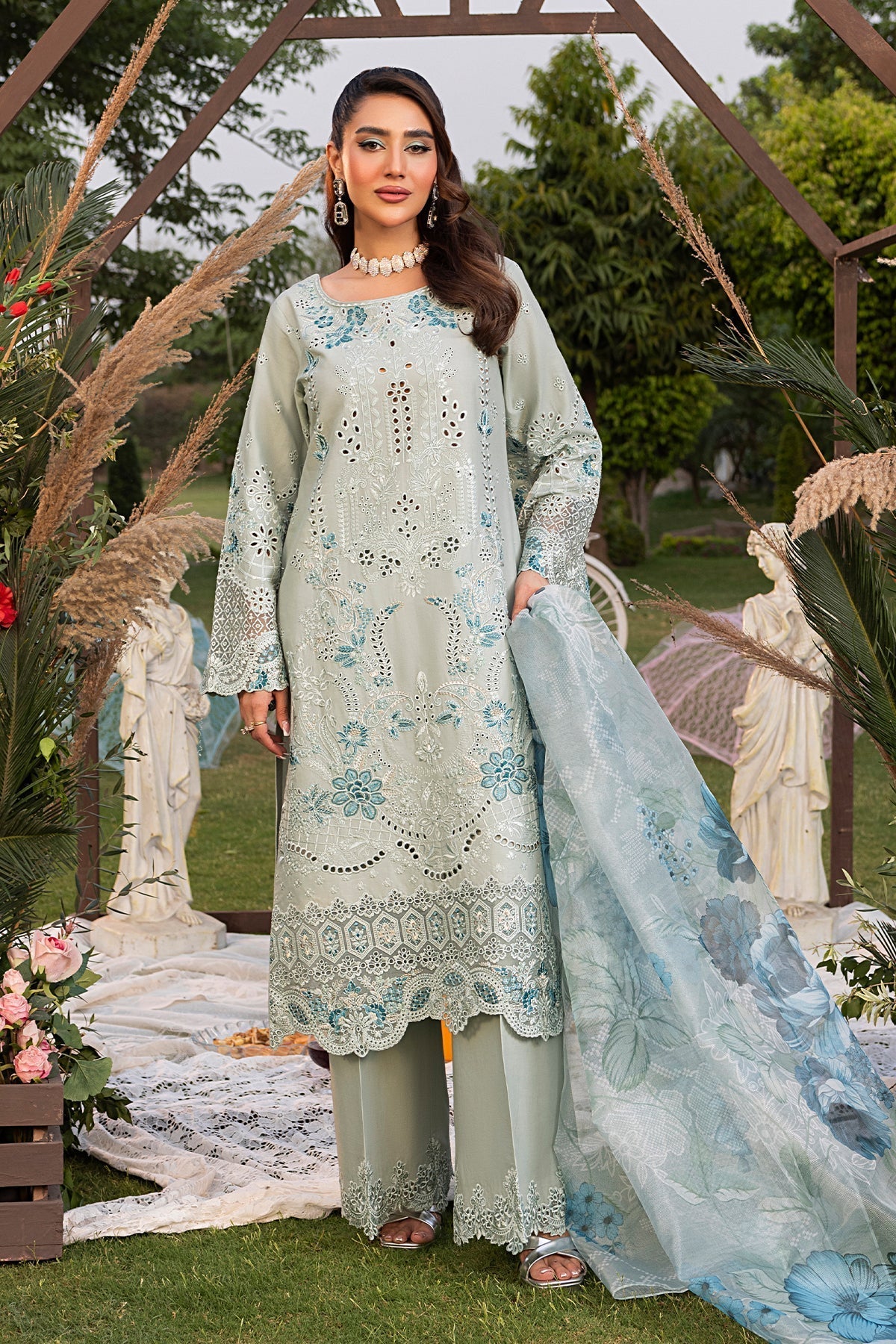 Imrozia Premium | Rang e Bahar | IP-126 SARAH XS Mint Cotton