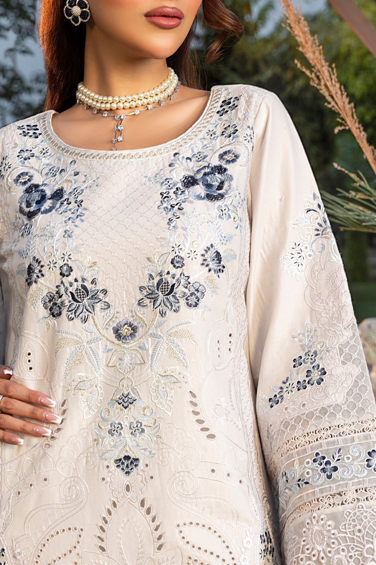 Imrozia Premium | Rang e Bahar | IP-128 ARHAB M Off White Cotton