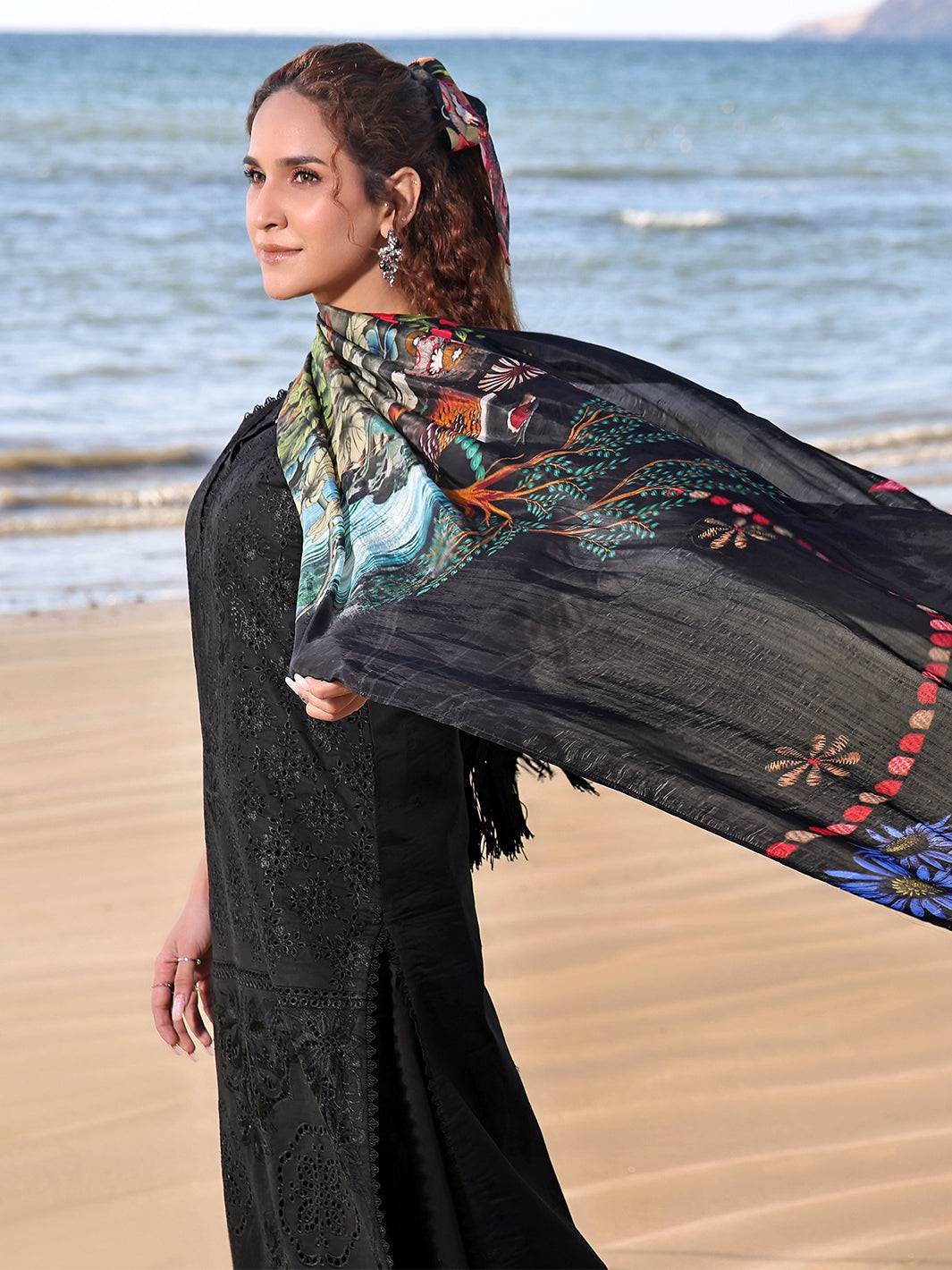 Izel | Saahil Signature Lawn 24 | NUREH - Pakistani Designer Dress - by Izel | Type: Luxury - 100% Original at Saira Sultan