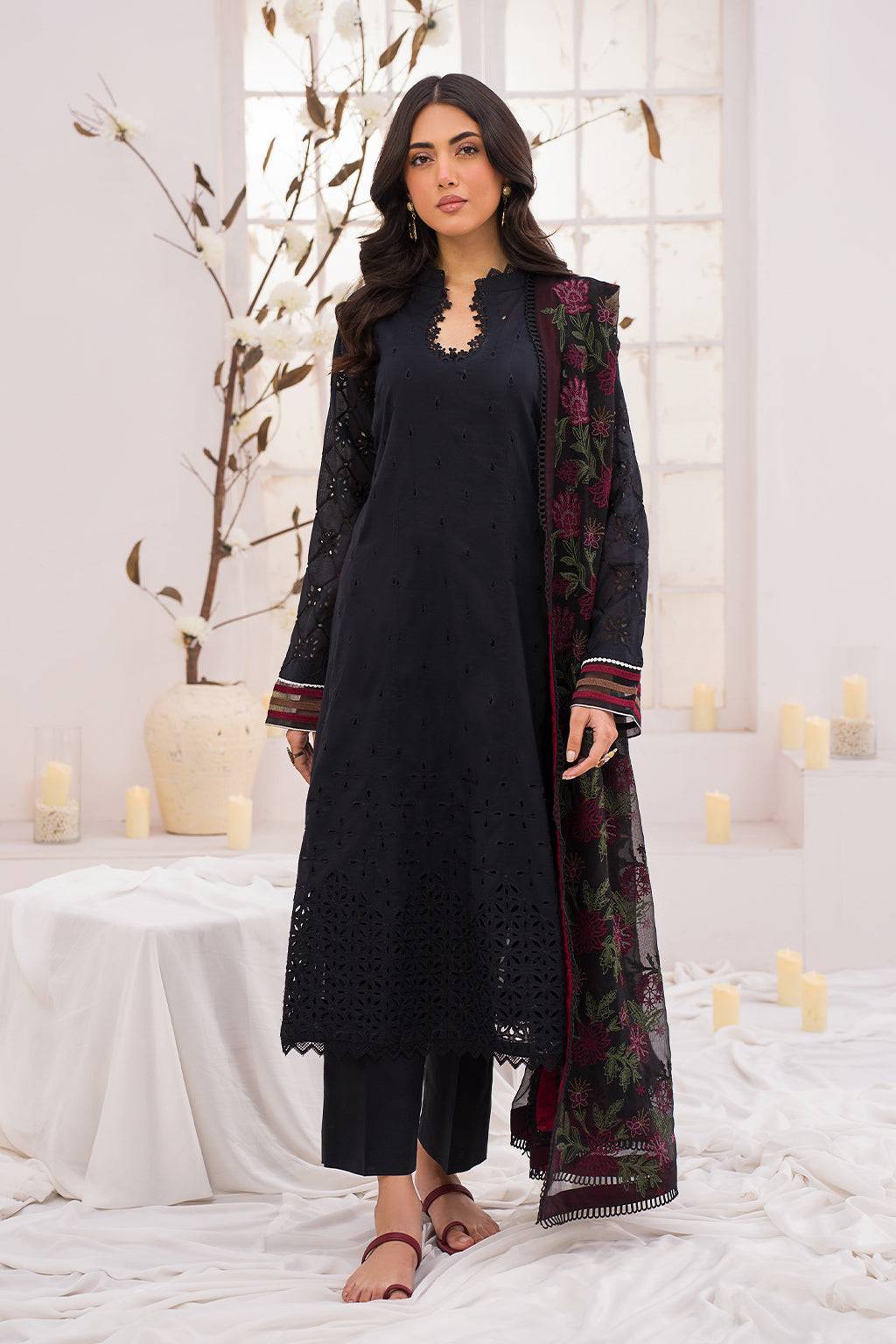 Iznik | Lawnkari 24 | UE-200 GARRULOUS - Pakistani Designer Dress - by Iznik | Type: Formal - 100% Original at Saira Sultan