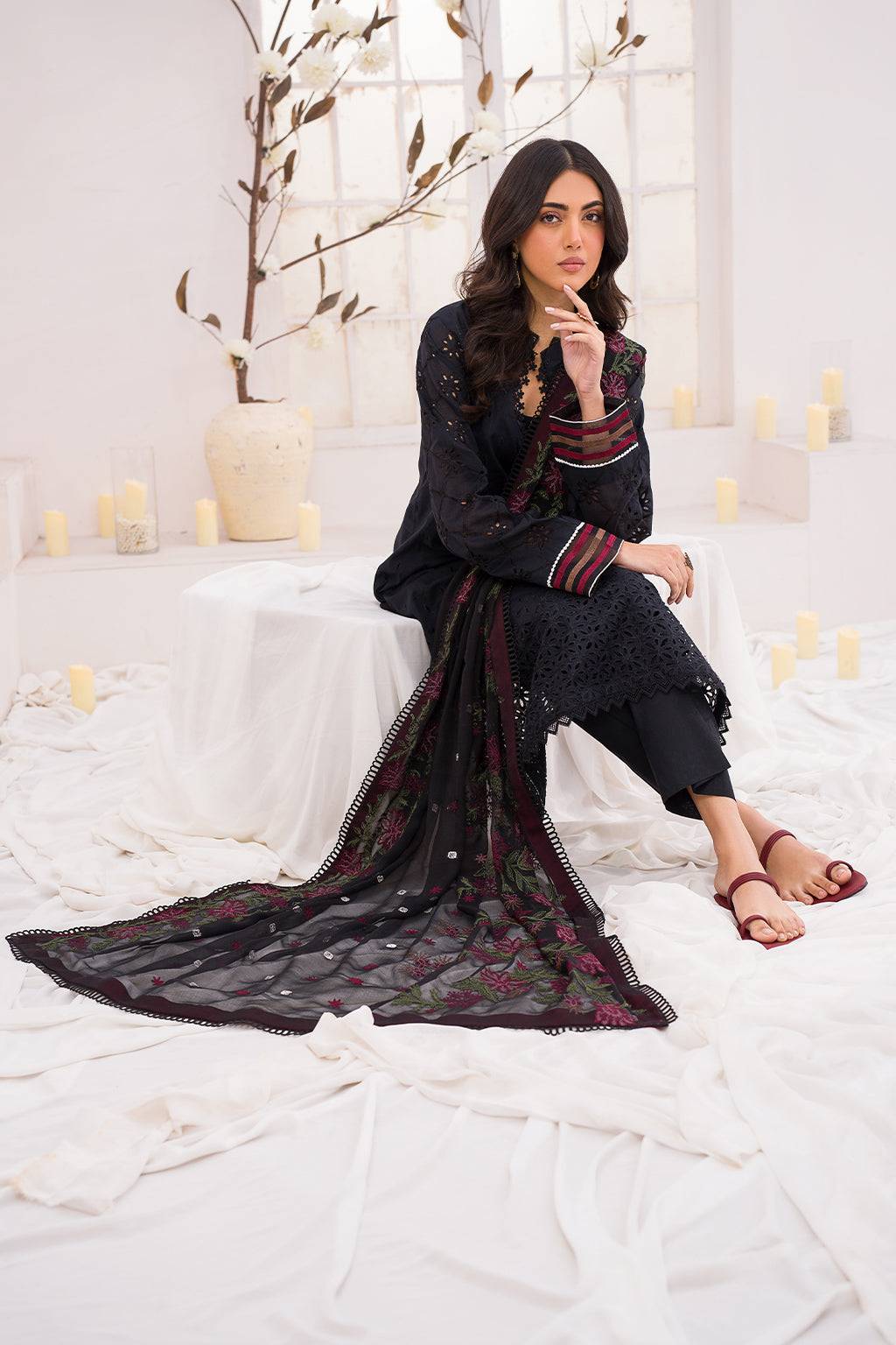 Iznik | Lawnkari 24 | UE-200 GARRULOUS - Pakistani Designer Dress - by Iznik | Type: Formal - 100% Original at Saira Sultan