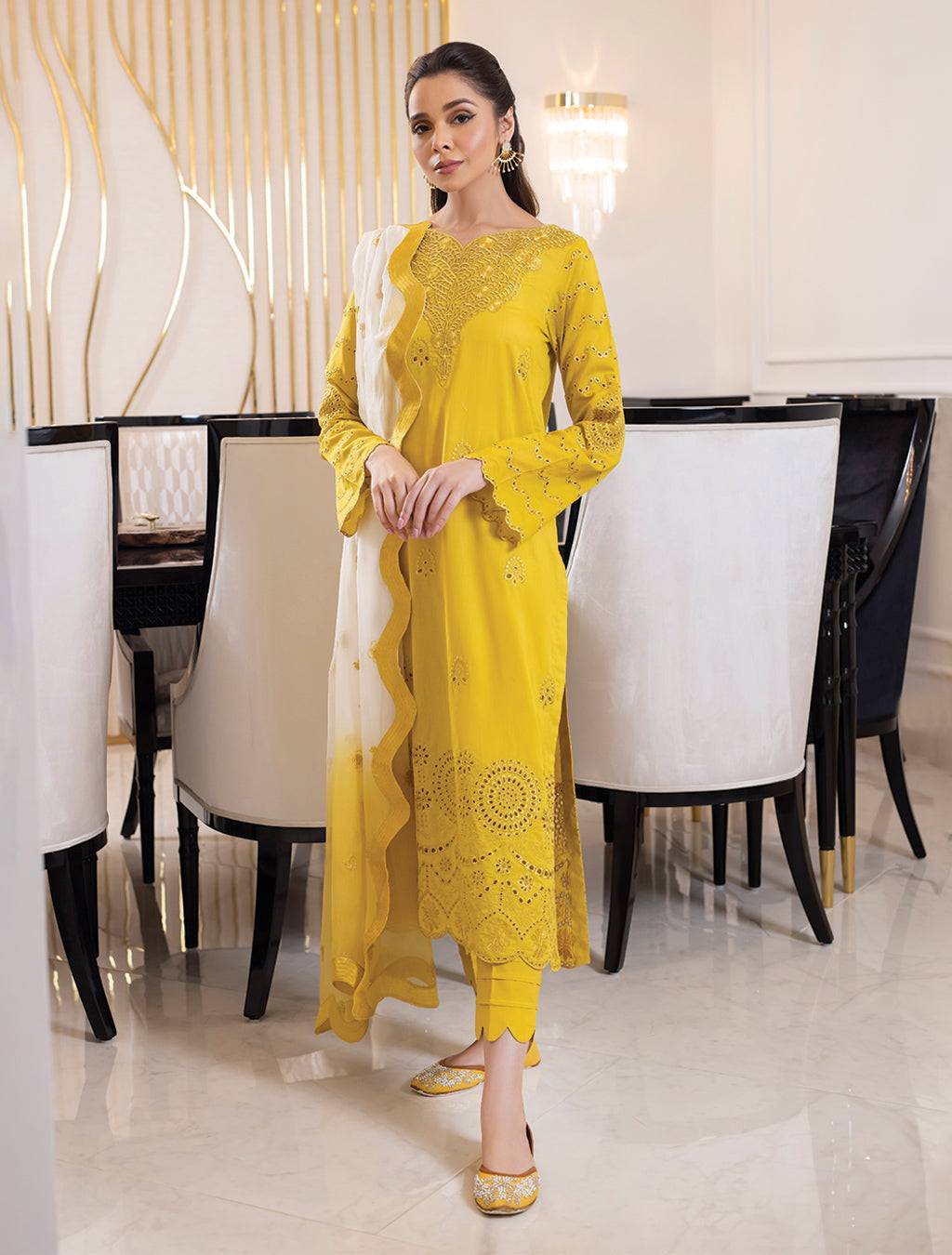 Iznik | Lawnkari 24 | UE-141 EPHEMERAL - Pakistani Designer Dress - by Iznik | Type: Formal - 100% Original at Saira Sultan
