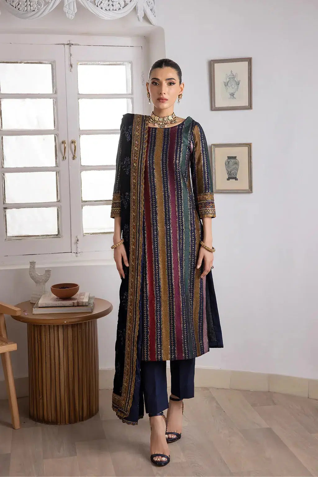 Iznik | Festive Velvet 23 | IV-29 SITARAH - Pakistani Designer Dress - by Iznik | Type: Formal - 100% Original at Saira Sultan