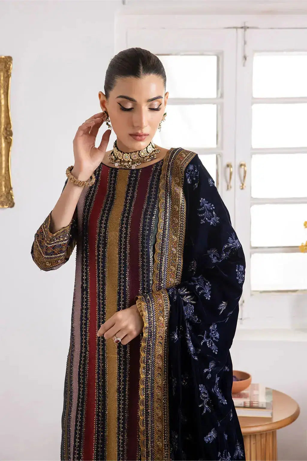 Iznik | Festive Velvet 23 | IV-29 SITARAH - Pakistani Designer Dress - by Iznik | Type: Formal - 100% Original at Saira Sultan