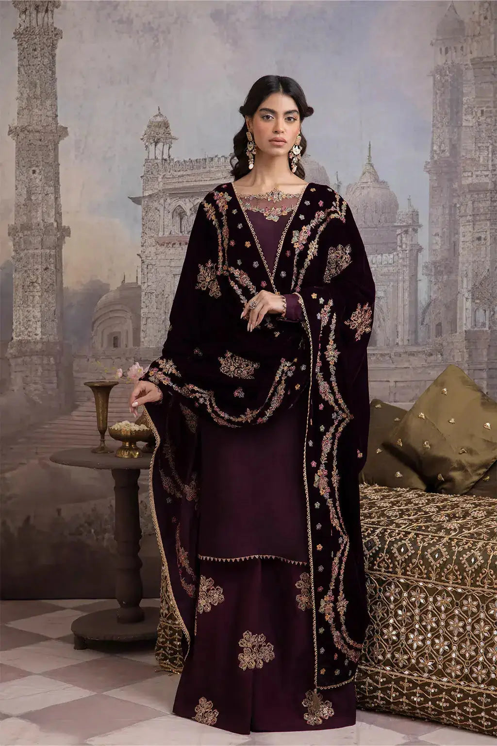 Iznik | Festive Velvet 23 | IV-32 ZARIN - Pakistani Designer Dress - by Iznik | Type: Formal - 100% Original at Saira Sultan