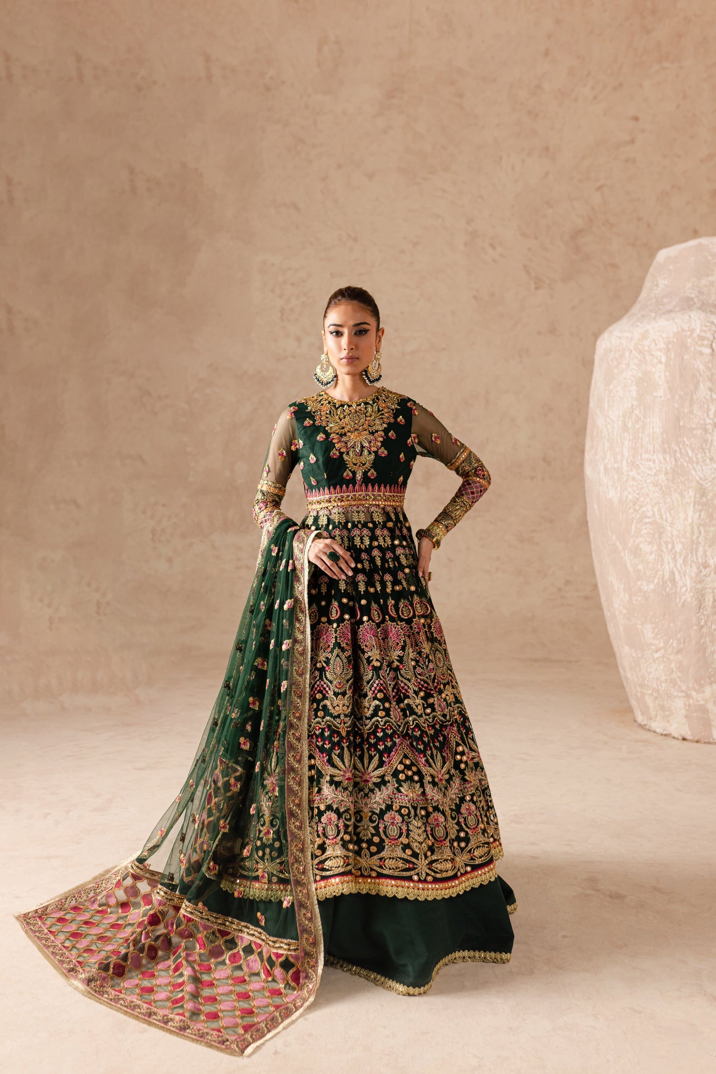 Imran Ramzan | Ch¨rie | Jardin - Pakistani Designer Dress - by Imran Ramzan | Type: Clothing - 100% Original at Saira Sultan