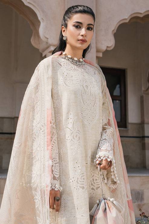 Jazmin | Shahkaar Luxury Lawn 24 | SL24-D7 - Pakistani Designer Dress - by Jazmin | Type: Luxury - 100% Original at Saira Sultan