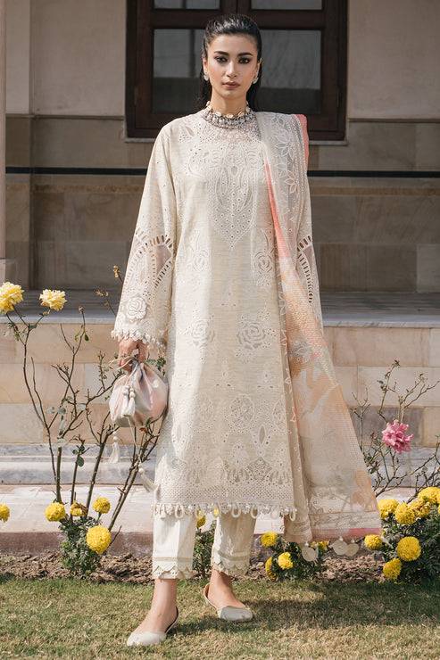 Jazmin | Shahkaar Luxury Lawn 24 | SL24-D7 - Pakistani Designer Dress - by Jazmin | Type: Luxury - 100% Original at Saira Sultan