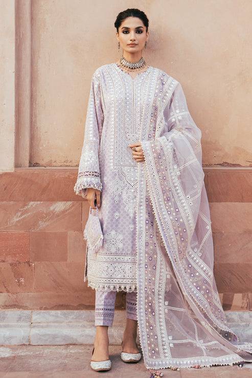 Jazmin | Shahkaar Luxury Lawn 24 | SL24-D13 - Pakistani Designer Dress - by Jazmin | Type: Luxury - 100% Original at Saira Sultan