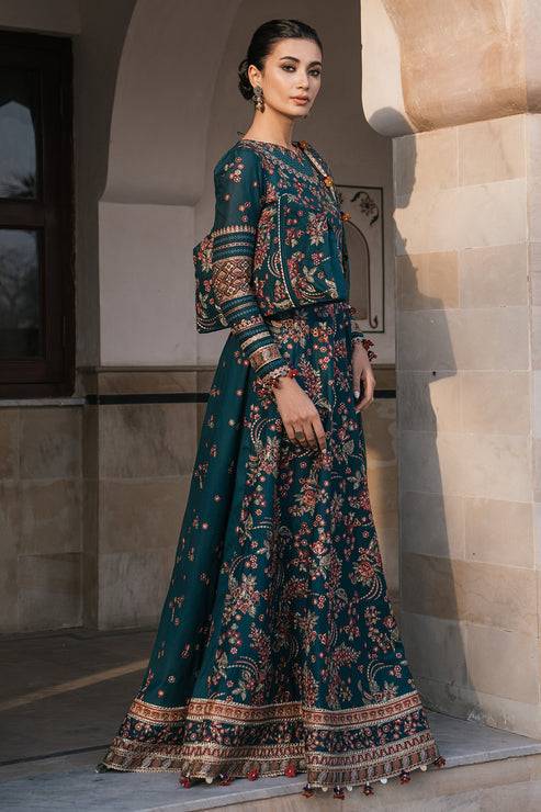 Jazmin | Shahkaar Luxury Lawn 24 | SL24-D16 - Pakistani Designer Dress - by Jazmin | Type: Luxury - 100% Original at Saira Sultan