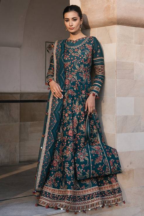 Jazmin | Shahkaar Luxury Lawn 24 | SL24-D16 - Pakistani Designer Dress - by Jazmin | Type: Luxury - 100% Original at Saira Sultan