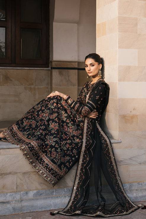 Jazmin | Shahkaar Luxury Lawn 24 | SL24-D15 - Pakistani Designer Dress - by Jazmin | Type: Luxury - 100% Original at Saira Sultan