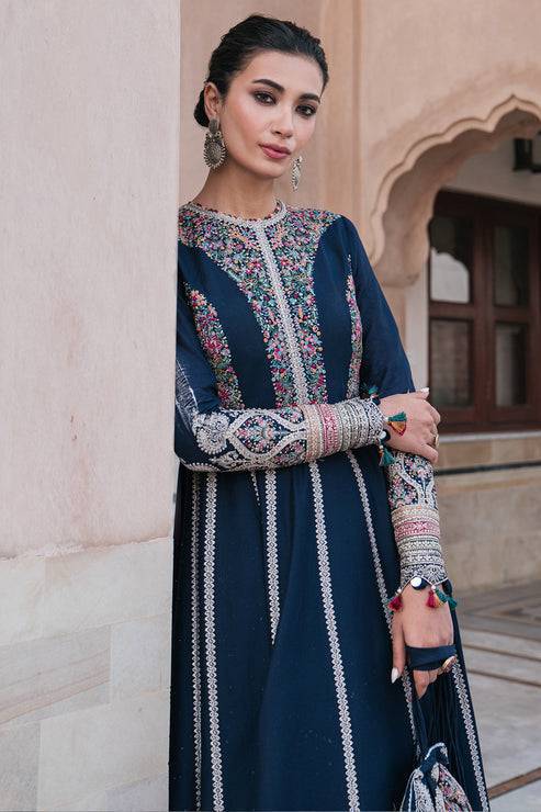 Jazmin | Shahkaar Luxury Lawn 24 | SL24-D12 - Pakistani Designer Dress - by Jazmin | Type: Luxury - 100% Original at Saira Sultan