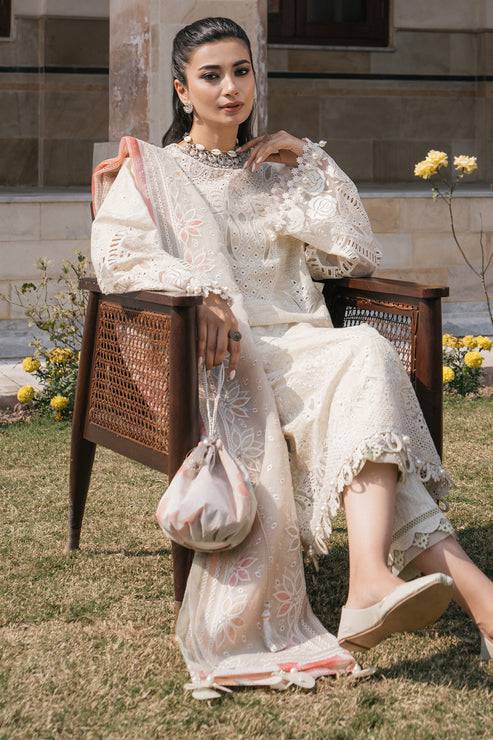Jazmin | Shahkaar Luxury Lawn 24 | SL24-D7 - Pakistani Designer Dress - by Jazmin | Type: Luxury - 100% Original at Saira Sultan