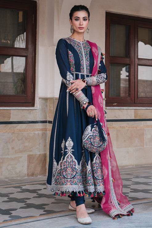 Jazmin | Shahkaar Luxury Lawn 24 | SL24-D12 - Pakistani Designer Dress - by Jazmin | Type: Luxury - 100% Original at Saira Sultan