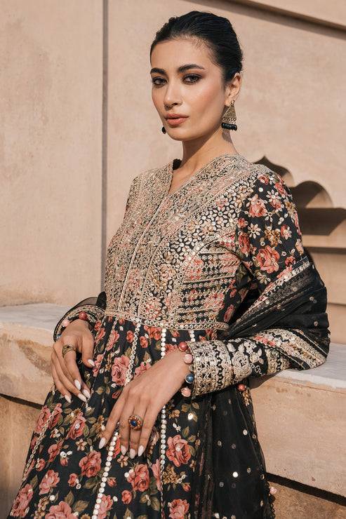 Jazmin | Shahkaar Luxury Lawn 24 | SL24-D2 - Pakistani Designer Dress - by Jazmin | Type: Luxury - 100% Original at Saira Sultan