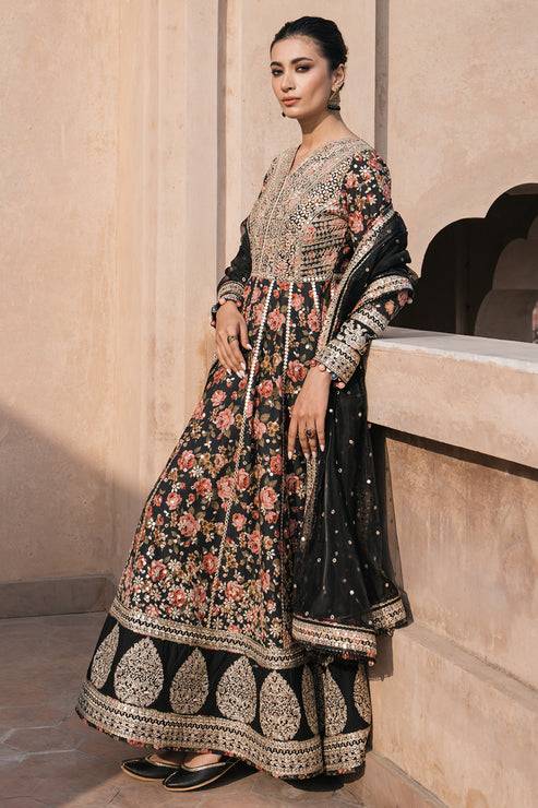 Jazmin | Shahkaar Luxury Lawn 24 | SL24-D2 - Pakistani Designer Dress - by Jazmin | Type: Luxury - 100% Original at Saira Sultan