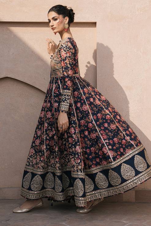 Jazmin | Shahkaar Luxury Lawn 24 | SL24-D1 - Pakistani Designer Dress - by Jazmin | Type: Luxury - 100% Original at Saira Sultan