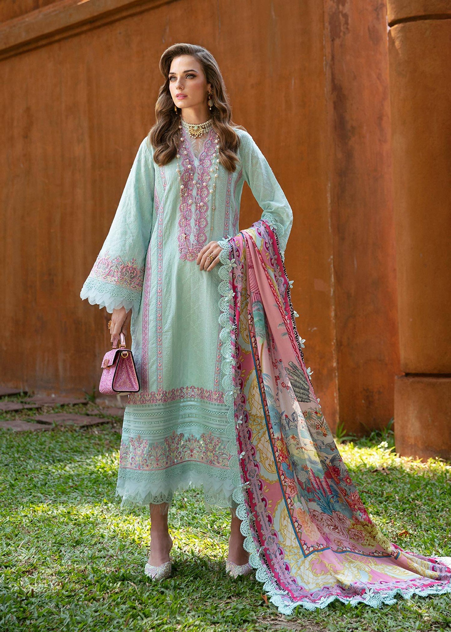 Kanwal Malik | Sareen Luxury Lawn 24 | Lilly - Pakistani Designer Dress - by Kanwal Malik | Type: Luxury - 100% Original at Saira Sultan