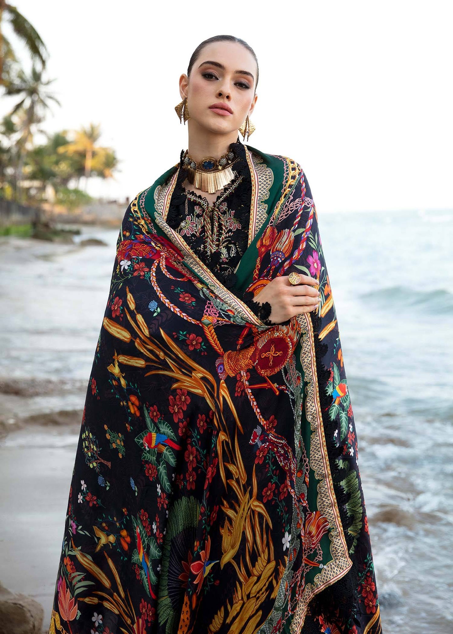 Kanwal Malik | Sareen Luxury Lawn 24 | Gloria - Pakistani Designer Dress - by Kanwal Malik | Type: Luxury - 100% Original at Saira Sultan