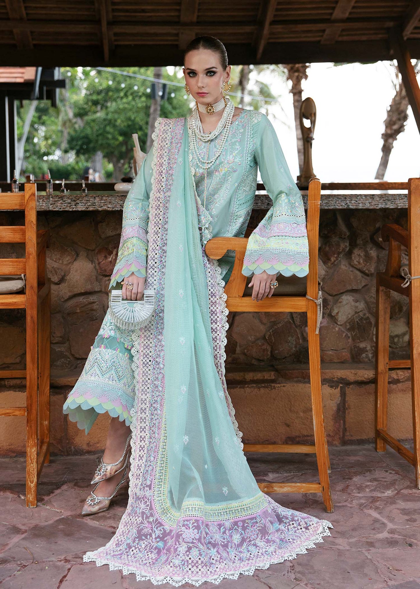 Kanwal Malik | Sareen Luxury Lawn 24 | Camilla - Pakistani Designer Dress - by Kanwal Malik | Type: Luxury - 100% Original at Saira Sultan