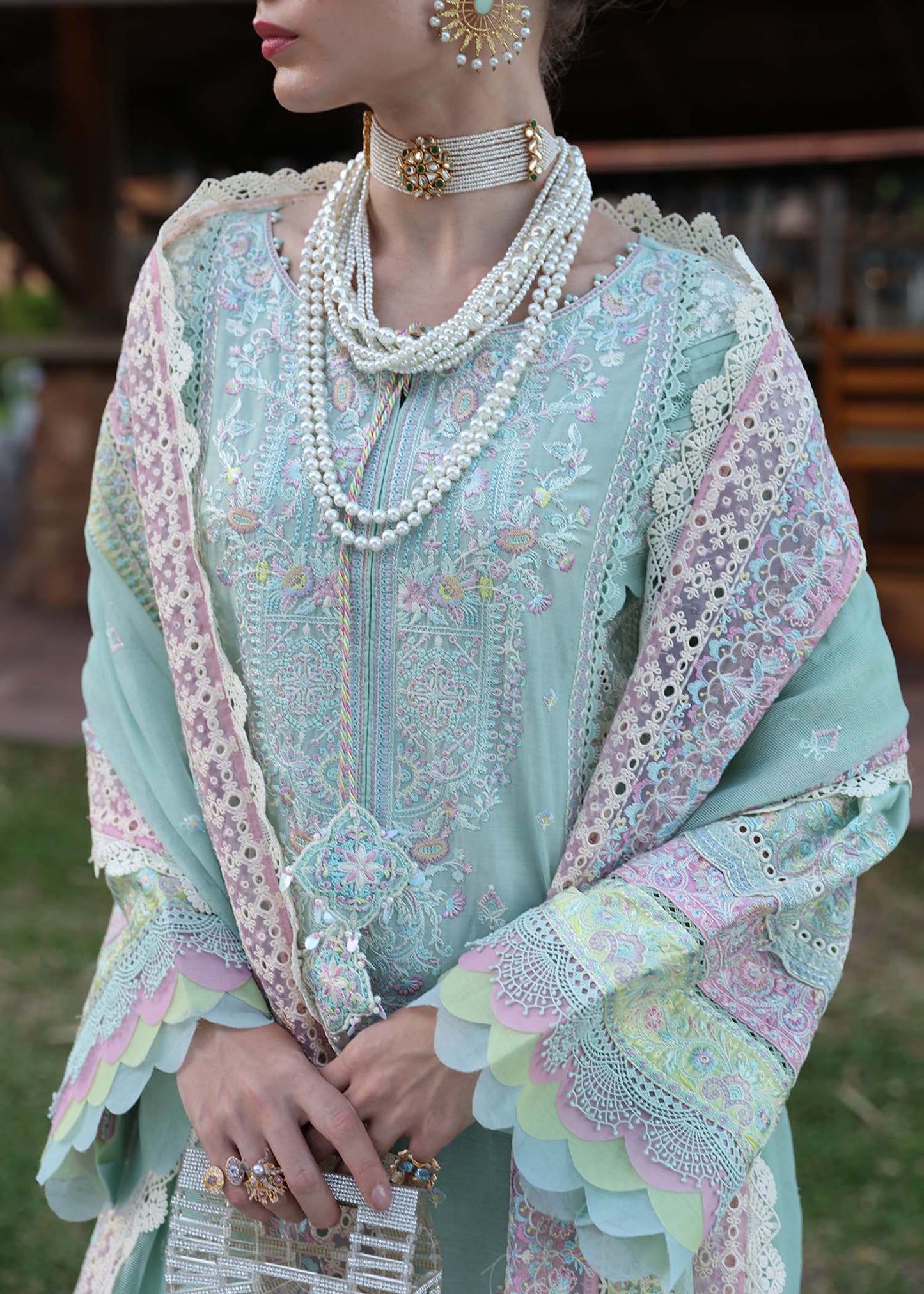 Kanwal Malik | Sareen Luxury Lawn 24 | Camilla - Pakistani Designer Dress - by Kanwal Malik | Type: Luxury - 100% Original at Saira Sultan