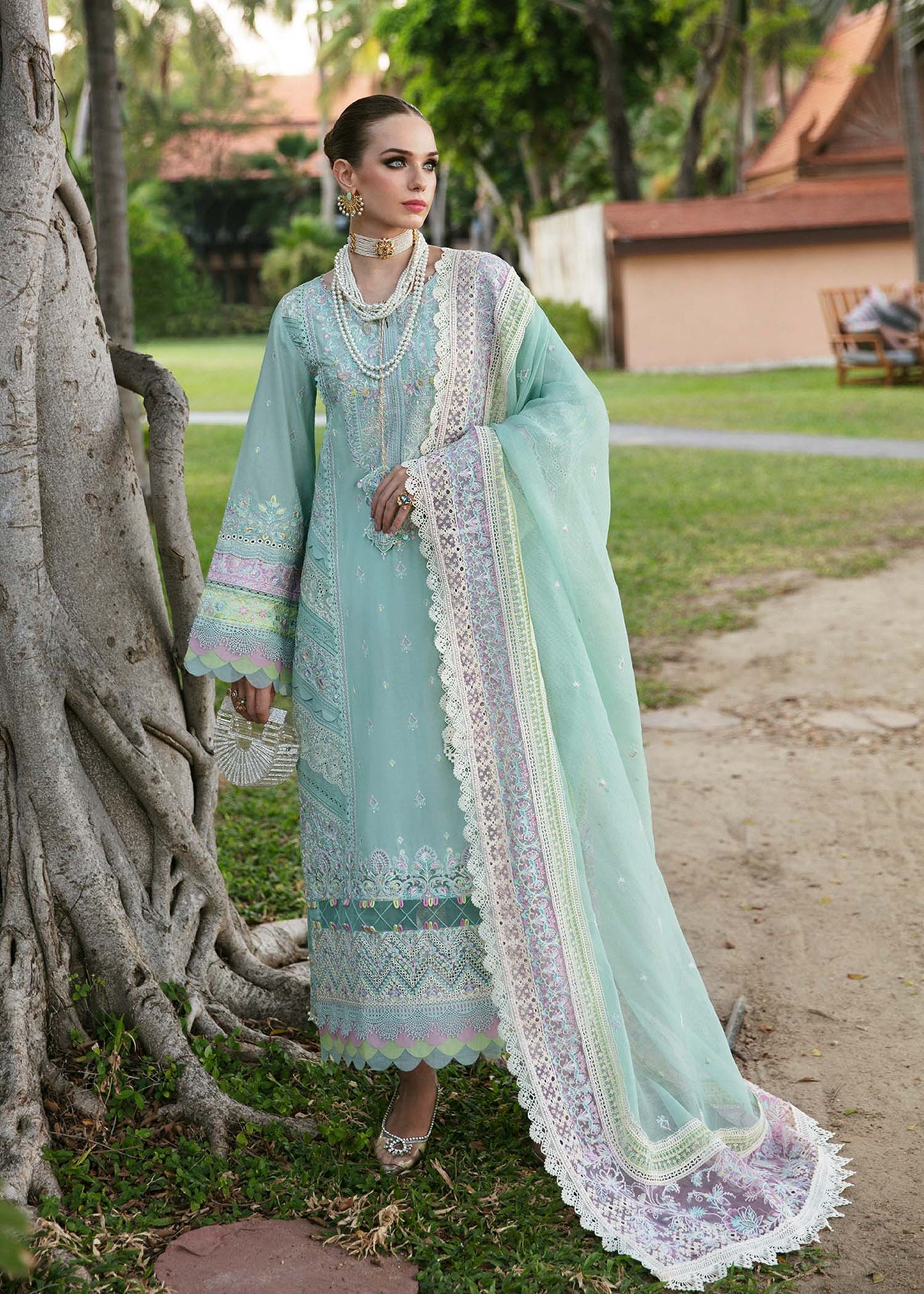 Kanwal Malik | Sareen Luxury Lawn 24 | Camilla - Pakistani Designer Dress - by Kanwal Malik | Type: Luxury - 100% Original at Saira Sultan