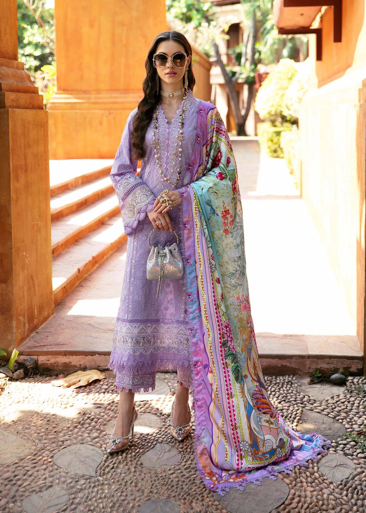 Kanwal Malik | Sareen Luxury Lawn 24 | Capri - Pakistani Designer Dress - by Kanwal Malik | Type: Luxury - 100% Original at Saira Sultan
