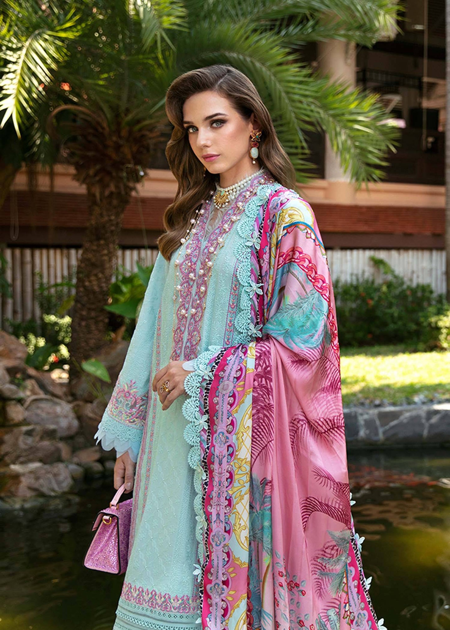 Kanwal Malik | Sareen Luxury Lawn 24 | Lilly - Pakistani Designer Dress - by Kanwal Malik | Type: Luxury - 100% Original at Saira Sultan