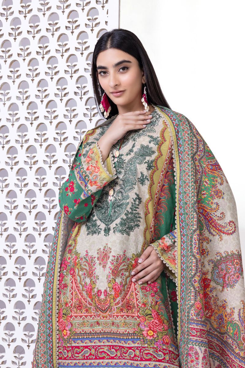 Khaadi | My Winter Mood | KW04 M Green Khaddar