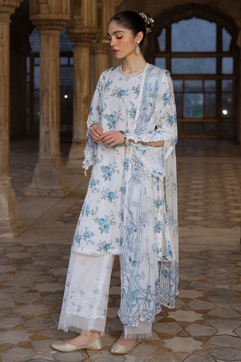 Cross Stitch | Eid Lawn Edit 25 | SUMMER MELODY XL White Lawn