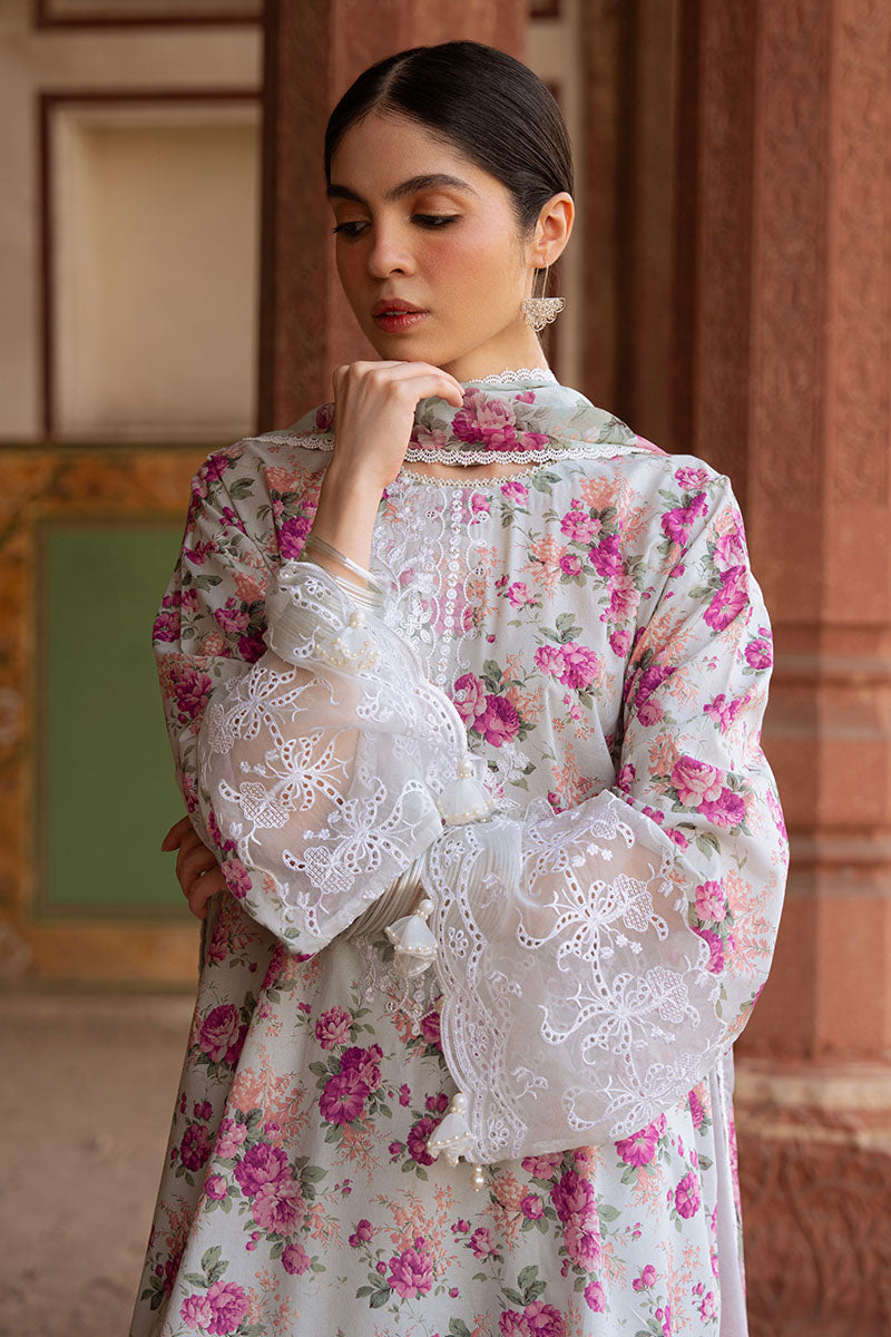 Cross Stitch | Eid Lawn Edit 25 | SPARKLING GEM M Gray Lawn