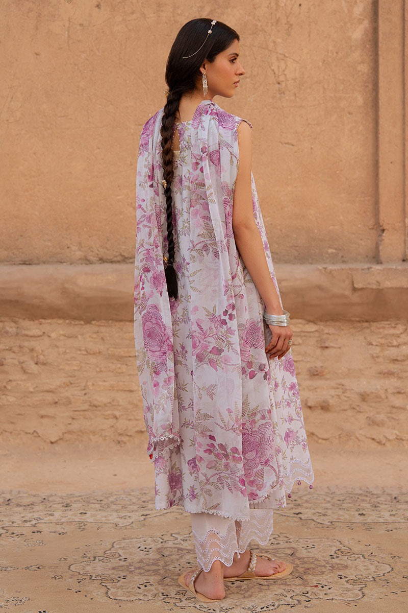 Cross Stitch | Eid Lawn Edit 25 | LILAC HINT S White Lawn